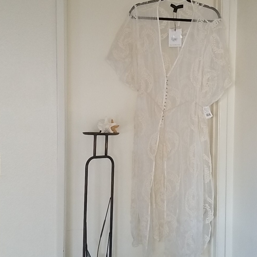 NWT! DANCE & MARVEL SHEER DUSTER